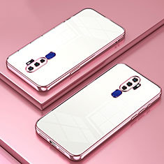 Silikon Schutzhülle Ultra Dünn Flexible Tasche Durchsichtig Transparent SY1 für Oppo A11X Rosegold