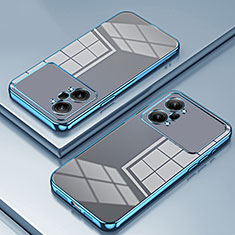 Silikon Schutzhülle Ultra Dünn Flexible Tasche Durchsichtig Transparent SY1 für Oppo K10 Pro 5G Blau