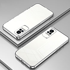 Silikon Schutzhülle Ultra Dünn Flexible Tasche Durchsichtig Transparent SY1 für Xiaomi Civi 5G Silber