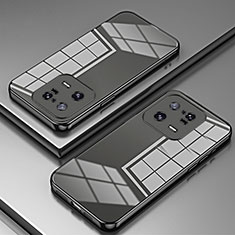 Silikon Schutzhülle Ultra Dünn Flexible Tasche Durchsichtig Transparent SY1 für Xiaomi Mi 13 Pro 5G Schwarz