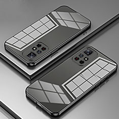 Silikon Schutzhülle Ultra Dünn Flexible Tasche Durchsichtig Transparent SY1 für Xiaomi Redmi Note 11 5G Schwarz