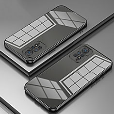 Silikon Schutzhülle Ultra Dünn Flexible Tasche Durchsichtig Transparent SY1 für Xiaomi Redmi Note 11 Pro 4G Schwarz
