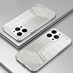 Silikon Schutzhülle Ultra Dünn Flexible Tasche Durchsichtig Transparent SY2 für Apple iPhone 14 Pro Max Klar