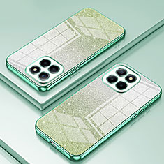 Silikon Schutzhülle Ultra Dünn Flexible Tasche Durchsichtig Transparent SY2 für Huawei Honor X8b Grün