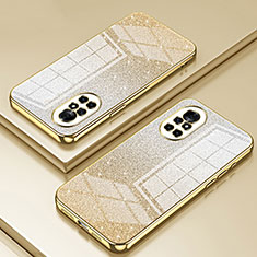 Silikon Schutzhülle Ultra Dünn Flexible Tasche Durchsichtig Transparent SY2 für Huawei Nova 8 5G Gold