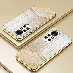 Silikon Schutzhülle Ultra Dünn Flexible Tasche Durchsichtig Transparent SY2 für Huawei Nova 8 Pro 5G Gold