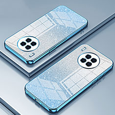 Silikon Schutzhülle Ultra Dünn Flexible Tasche Durchsichtig Transparent SY2 für Huawei Nova 8i Blau