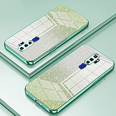 Silikon Schutzhülle Ultra Dünn Flexible Tasche Durchsichtig Transparent SY2 für Oppo A11X Grün