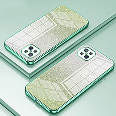 Silikon Schutzhülle Ultra Dünn Flexible Tasche Durchsichtig Transparent SY2 für Oppo A92s 5G Grün