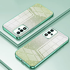 Silikon Schutzhülle Ultra Dünn Flexible Tasche Durchsichtig Transparent SY2 für Oppo A93s 5G Grün