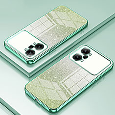 Silikon Schutzhülle Ultra Dünn Flexible Tasche Durchsichtig Transparent SY2 für Oppo K10 Pro 5G Grün