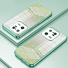 Silikon Schutzhülle Ultra Dünn Flexible Tasche Durchsichtig Transparent SY2 für Xiaomi Mi 13 Pro 5G Grün