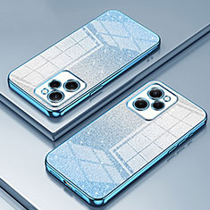 Silikon Schutzhülle Ultra Dünn Flexible Tasche Durchsichtig Transparent SY2 für Xiaomi Redmi Note 12 Pro Speed 5G Blau