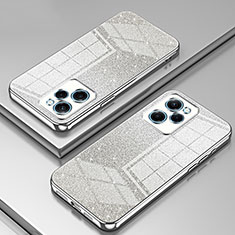 Silikon Schutzhülle Ultra Dünn Flexible Tasche Durchsichtig Transparent SY2 für Xiaomi Redmi Note 12 Pro Speed 5G Silber
