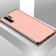 Silikon Schutzhülle Ultra Dünn Flexible Tasche Durchsichtig Transparent T01 für Huawei P30 Pro Rosegold