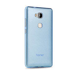 Silikon Schutzhülle Ultra Dünn Hülle Durchsichtig Transparent für Huawei Honor Play 5X Blau