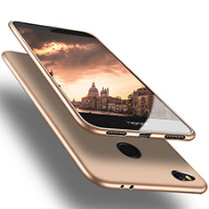 Silikon Schutzhülle Ultra Dünn Hülle S02 für Huawei P8 Lite (2017) Gold