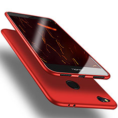 Silikon Schutzhülle Ultra Dünn Hülle S02 für Huawei P8 Lite (2017) Rot