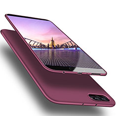 Silikon Schutzhülle Ultra Dünn Hülle S07 für Huawei Honor V10 Violett
