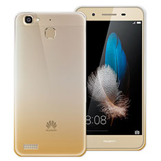 Silikon Schutzhülle Ultra Dünn Tasche Durchsichtig Farbverlauf für Huawei G8 Mini Gold