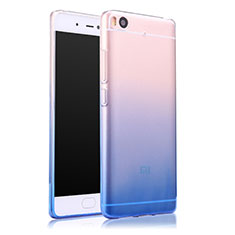 Silikon Schutzhülle Ultra Dünn Tasche Durchsichtig Farbverlauf für Xiaomi Mi 5S 4G Blau