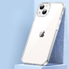Silikon Schutzhülle Ultra Dünn Tasche Durchsichtig Transparent A01 für Apple iPhone 14 Klar