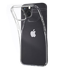 Silikon Schutzhülle Ultra Dünn Tasche Durchsichtig Transparent A02 für Apple iPhone 13 Mini Klar