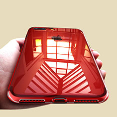 Silikon Schutzhülle Ultra Dünn Tasche Durchsichtig Transparent A09 für Apple iPhone 8 Plus Klar