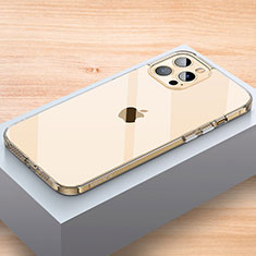 Silikon Schutzhülle Ultra Dünn Tasche Durchsichtig Transparent C02 für Apple iPhone 14 Pro Max Klar