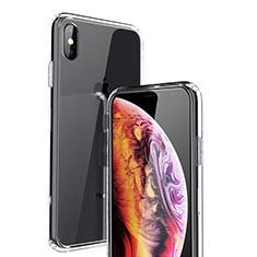 Silikon Schutzhülle Ultra Dünn Tasche Durchsichtig Transparent C21 für Apple iPhone X Klar