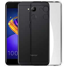 Silikon Schutzhülle Ultra Dünn Tasche Durchsichtig Transparent für Huawei Honor 6C Pro Grau