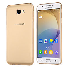 Silikon Schutzhülle Ultra Dünn Tasche Durchsichtig Transparent für Samsung Galaxy On5 (2016) G570 G570F Gold