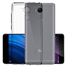 Silikon Schutzhülle Ultra Dünn Tasche Durchsichtig Transparent für Xiaomi Redmi 4 Prime High Edition Grau