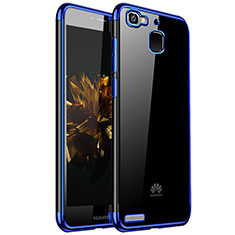 Silikon Schutzhülle Ultra Dünn Tasche Durchsichtig Transparent H01 für Huawei G8 Mini Blau