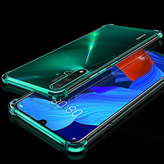 Silikon Schutzhülle Ultra Dünn Tasche Durchsichtig Transparent H01 für Huawei Nova 5 Pro Grün