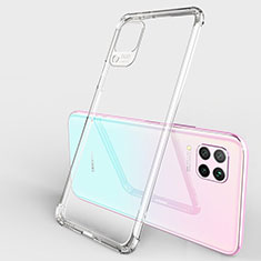 Silikon Schutzhülle Ultra Dünn Tasche Durchsichtig Transparent H01 für Huawei Nova 7i Klar