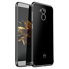 Silikon Schutzhülle Ultra Dünn Tasche Durchsichtig Transparent H01 für Huawei Nova Smart Schwarz