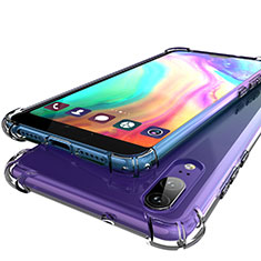 Silikon Schutzhülle Ultra Dünn Tasche Durchsichtig Transparent H01 für Huawei P20 Klar
