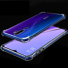 Silikon Schutzhülle Ultra Dünn Tasche Durchsichtig Transparent H01 für Oppo A9 (2020) Klar