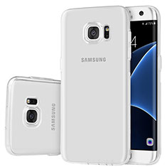Silikon Schutzhülle Ultra Dünn Tasche Durchsichtig Transparent H01 für Samsung Galaxy S7 Edge G935F Klar