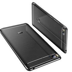 Silikon Schutzhülle Ultra Dünn Tasche Durchsichtig Transparent H01 für Xiaomi Mi 5S 4G Schwarz