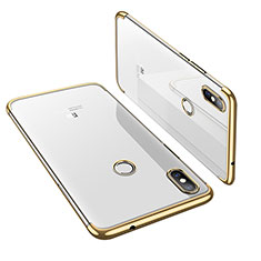 Silikon Schutzhülle Ultra Dünn Tasche Durchsichtig Transparent H01 für Xiaomi Mi 8 Gold