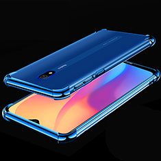 Silikon Schutzhülle Ultra Dünn Tasche Durchsichtig Transparent H01 für Xiaomi Redmi 8A Blau