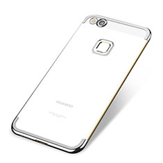 Silikon Schutzhülle Ultra Dünn Tasche Durchsichtig Transparent H02 für Huawei GR3 (2017) Silber