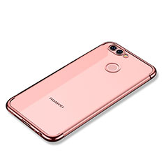 Silikon Schutzhülle Ultra Dünn Tasche Durchsichtig Transparent H02 für Huawei Nova 2 Plus Rosegold