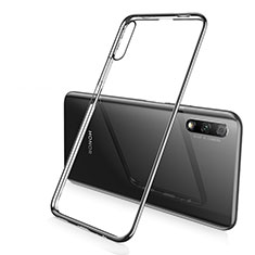 Silikon Schutzhülle Ultra Dünn Tasche Durchsichtig Transparent H02 für Huawei P Smart Z (2019) Schwarz