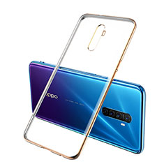 Silikon Schutzhülle Ultra Dünn Tasche Durchsichtig Transparent H02 für Oppo Reno Ace Gold