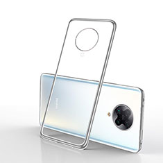 Silikon Schutzhülle Ultra Dünn Tasche Durchsichtig Transparent H02 für Xiaomi Poco F2 Pro Silber