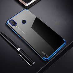 Silikon Schutzhülle Ultra Dünn Tasche Durchsichtig Transparent H03 für Huawei Nova 3i Blau
