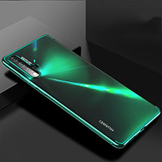Silikon Schutzhülle Ultra Dünn Tasche Durchsichtig Transparent H03 für Huawei Nova 5 Grün